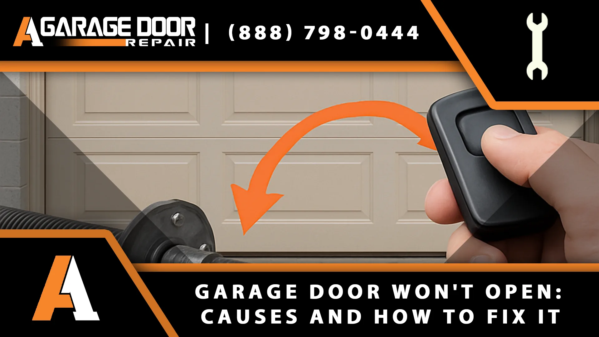 Garage Door Won't Open: Causes and How to Fix It