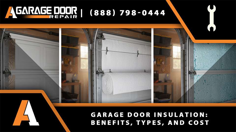 Garage Door Insulation: Benefits, Types, and Cost