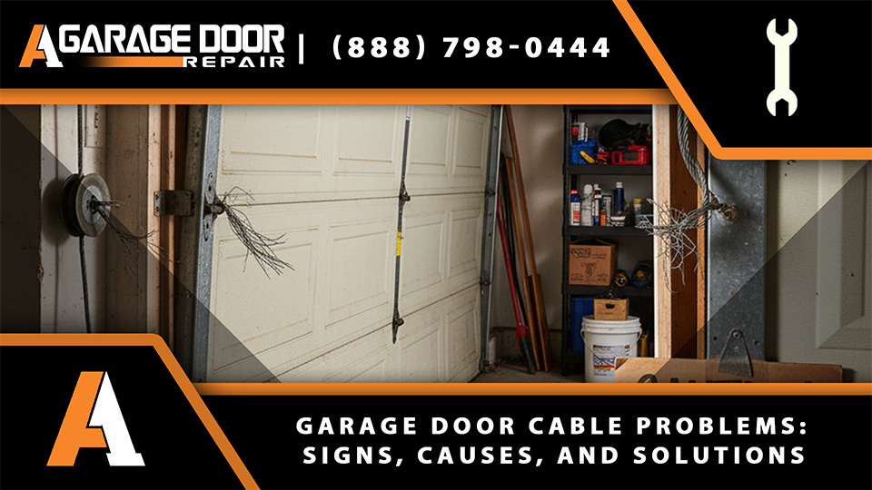 Garage Door Cable Problems: Signs, Causes, and Solutions